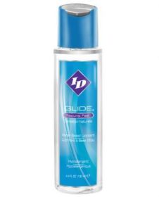 ID glide water based lubricant - 4.4 oz flip cap bottle