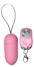 Power Bullet Vibrator With Remote Control Pink