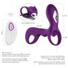 CR-DZ Centaur lock fine ring with remote purple