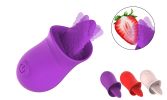 Powerful 10 Speeds Clit Licking Massager Tongue G spot Vibrator Sex Toy